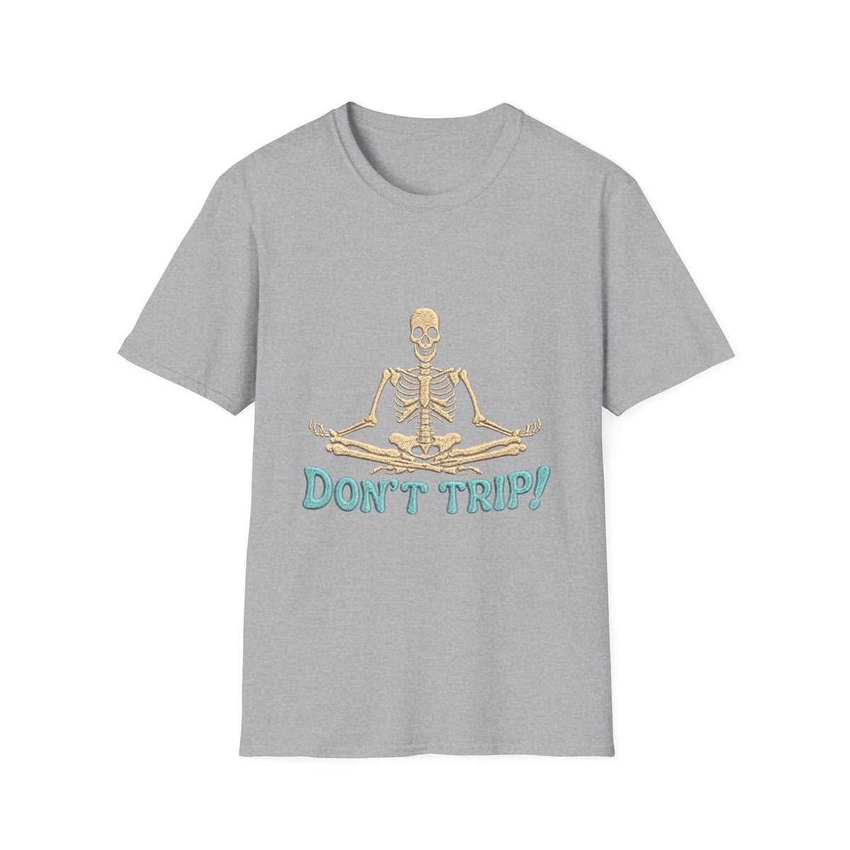 Skeleton Yoga T-Shirt - 'Don't Trip' Funny Skeleton GTA 6 Inspired