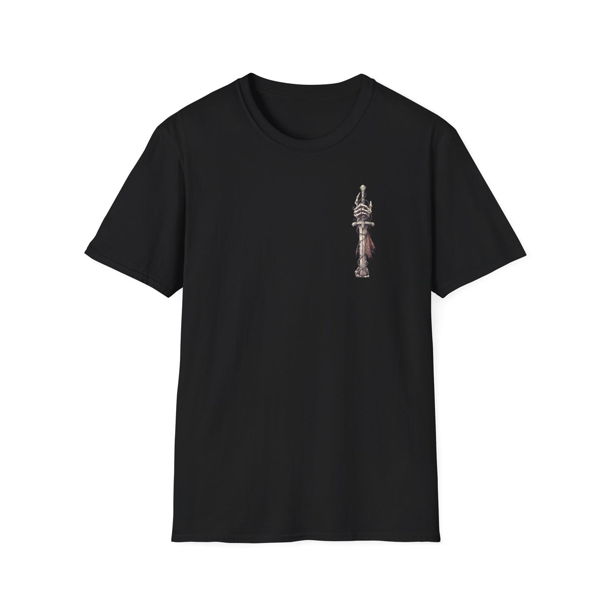 Dark Tarot-Inspired Graphic Tee — Hanging Hand & Occult Illustration