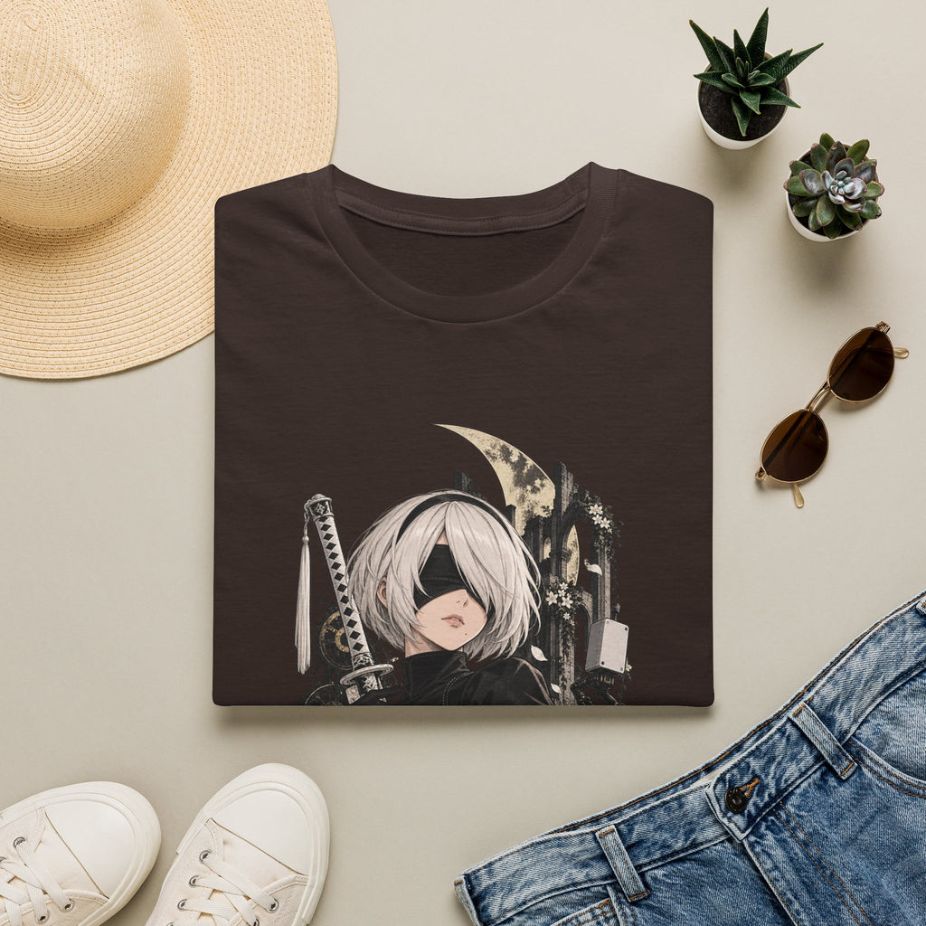 2B | Nier Automata | Anime Character Gothic T-Shirt
