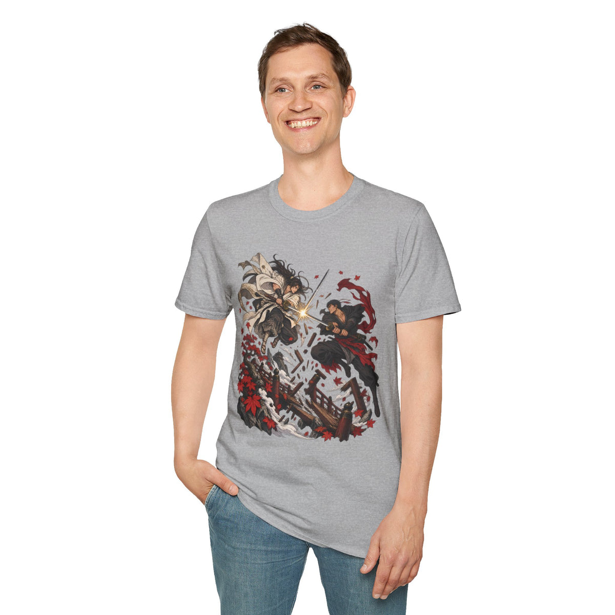 Battle of Broken Bridges | Anime Japanese Samurai Battle T-Shirt