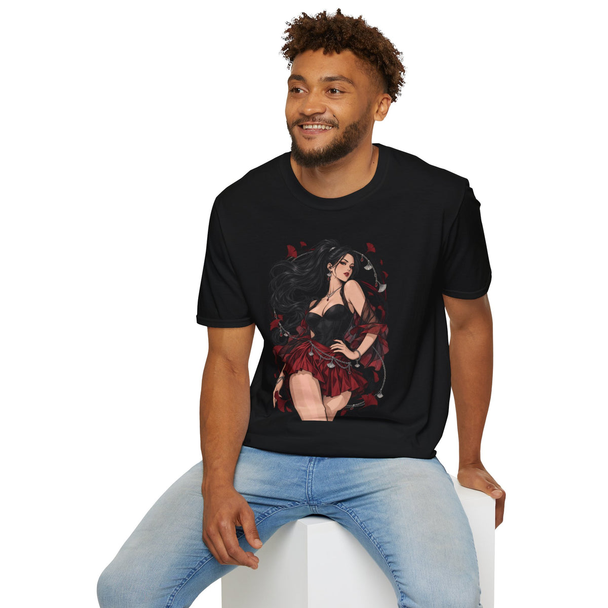 Victoria | Japanese Anime Style Sexy Pin Up Girl Graphic Shirt