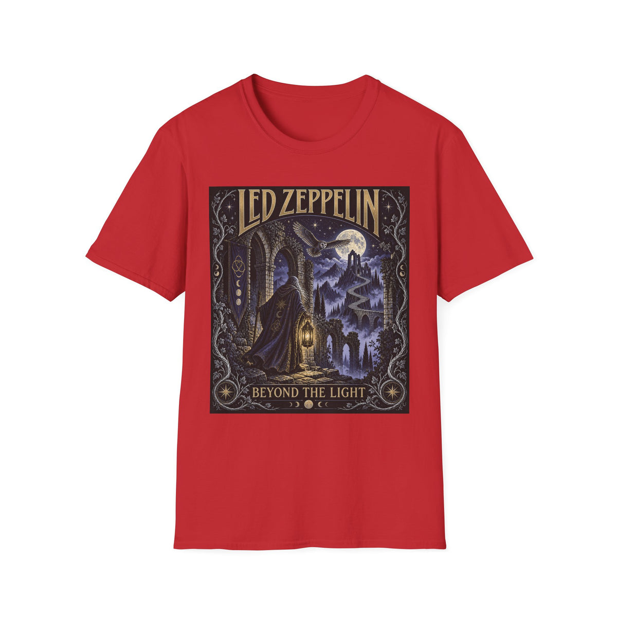 Led Zeppelin 'Beyond the Light' Concert Tee — Vintage Moonlight Rock T-Shirt