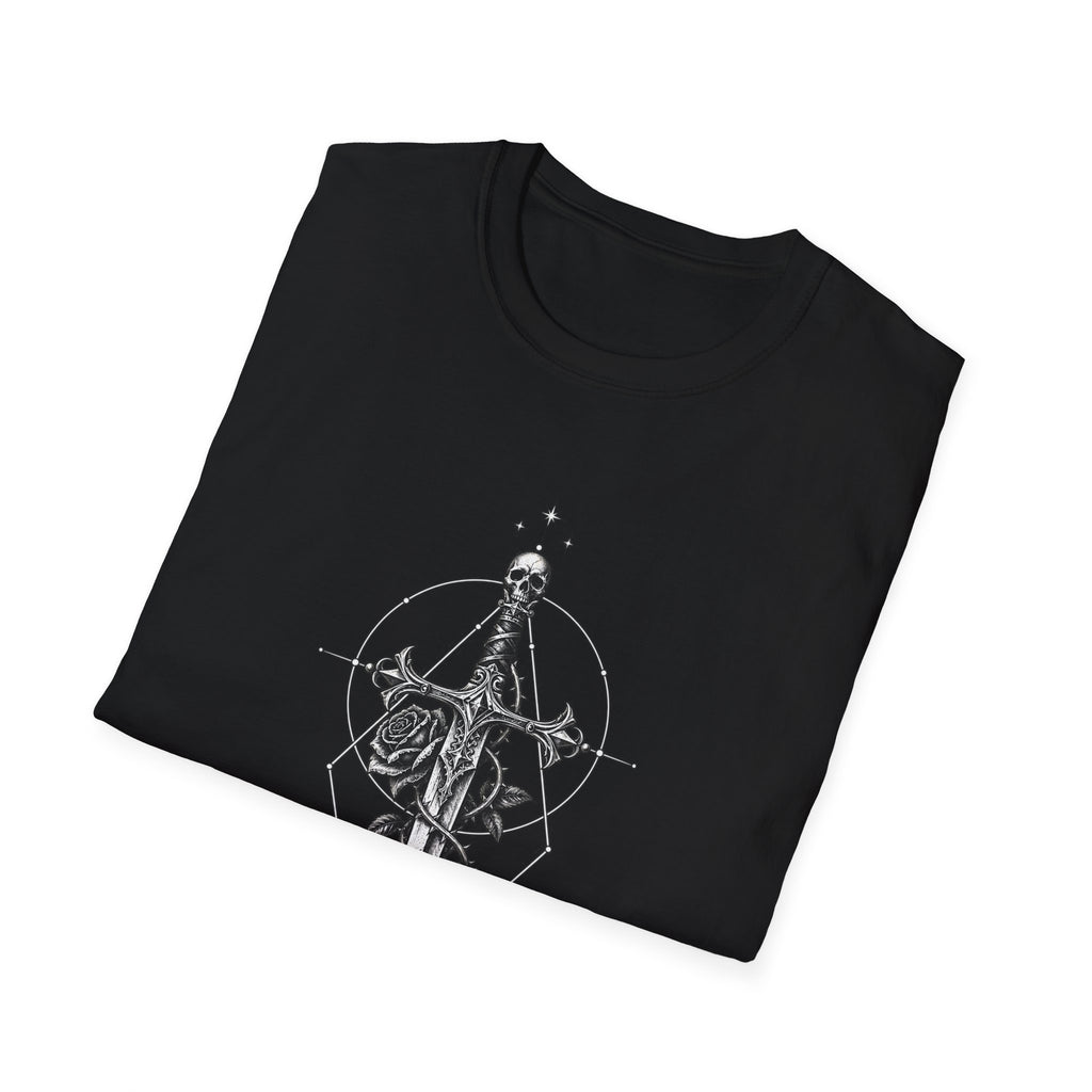 Sword & Serpent | Gothic Geometric Dagger | Graphic Tee