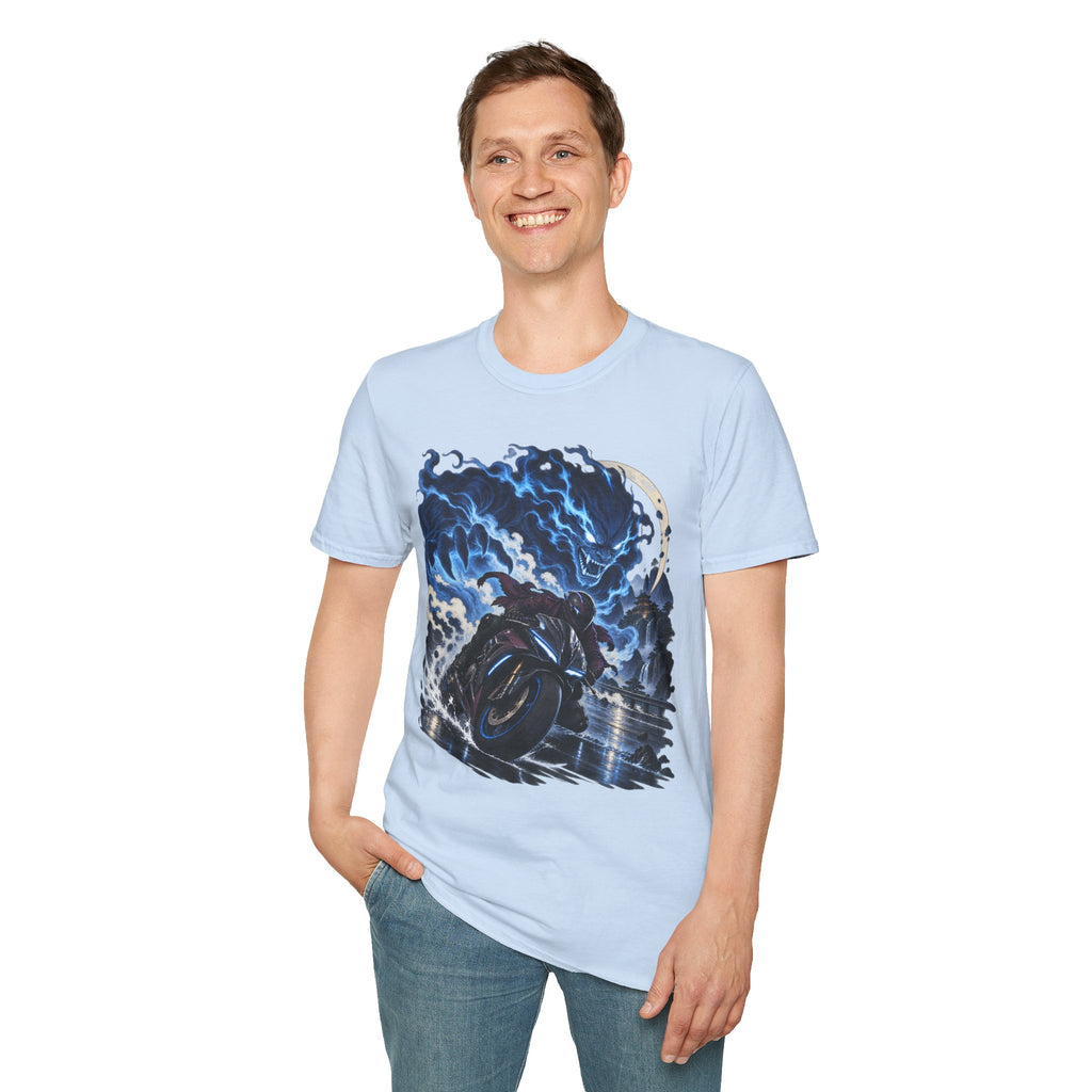 Demon of the Storm | Night Rider | Japanese Urban Motorcycle Tee