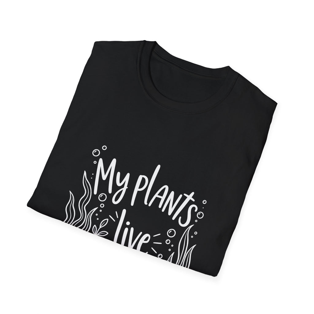 Aquarium Lovers Gift | My Plants Live Underwater | Graphic Tee