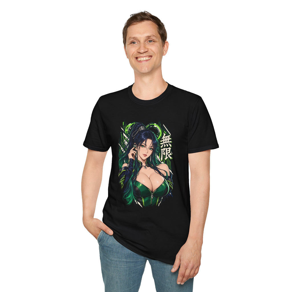 Infinity | Sexy Anime Ninja Pin Up Woman Graphic T-Shirt