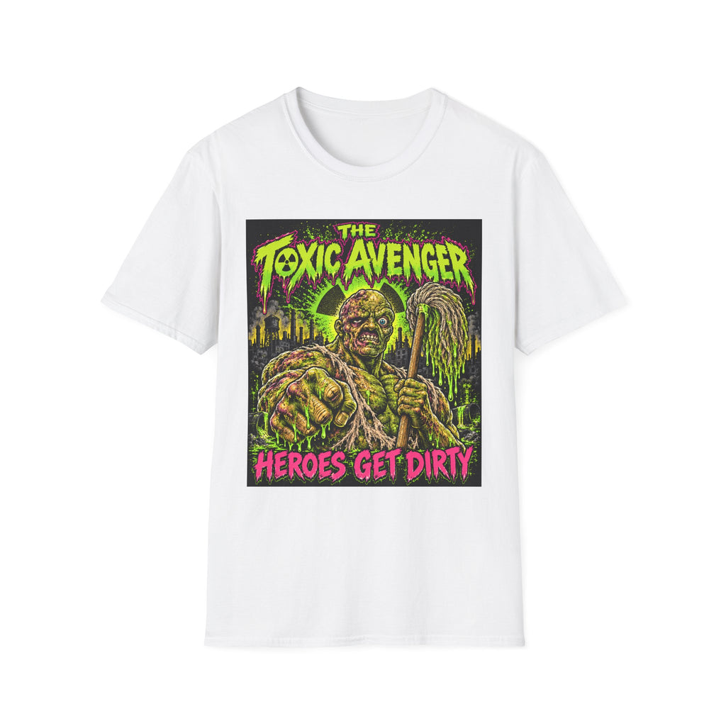 T-Shirt — The Toxic Avenger Graphic Tee (“Heroes Get Dirty”)