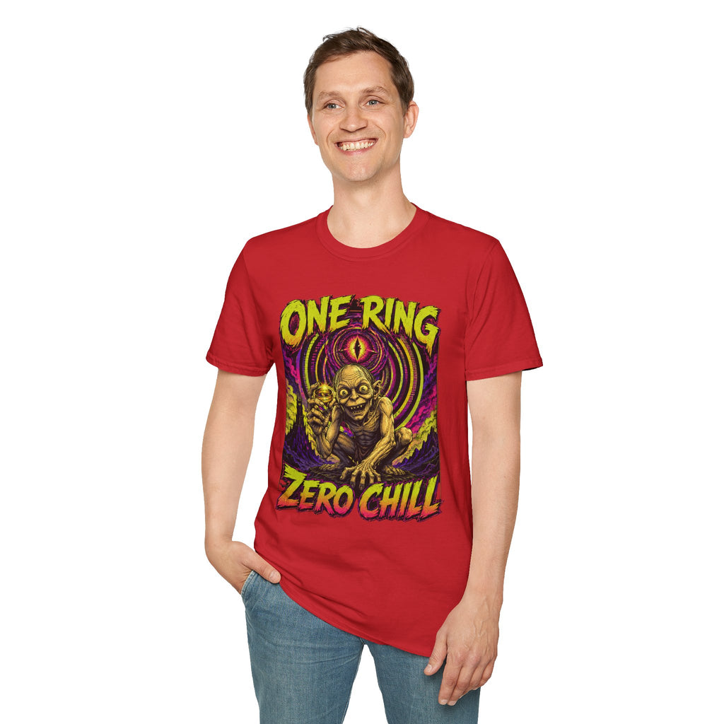 One Ring Zero Chill T-Shirt — Gollum Fantasy Horror Graphic Tee