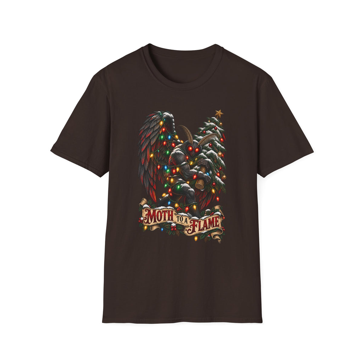 Moth to a Flame | Mothman | Christmas T Shirt