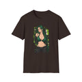 Jade | Anime Green-Haired Sexy Pin Up Girl Warrior Graphic Shirt
