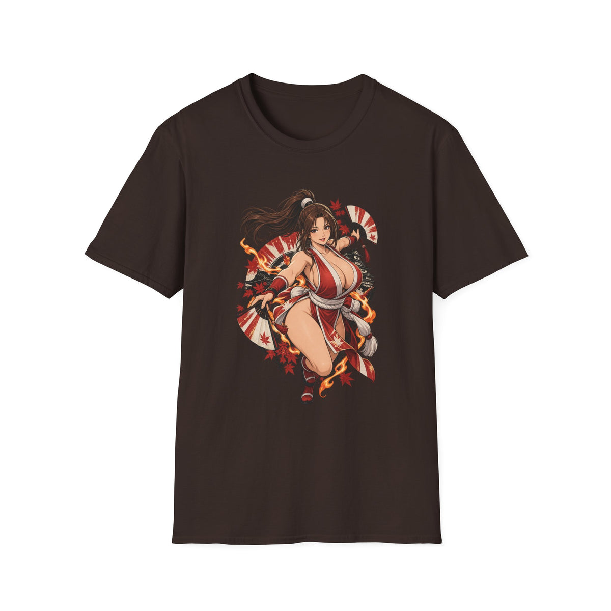 Mai Shiranui | Fatal Fury | Anime Style Pin up Girl Warrior T-Shirt