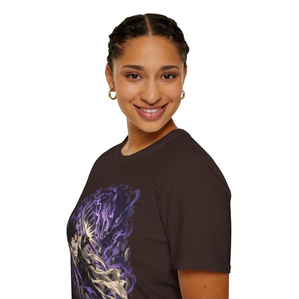 Trial of the Wolf | Samurai Anime Storm Warrior T-Shirt