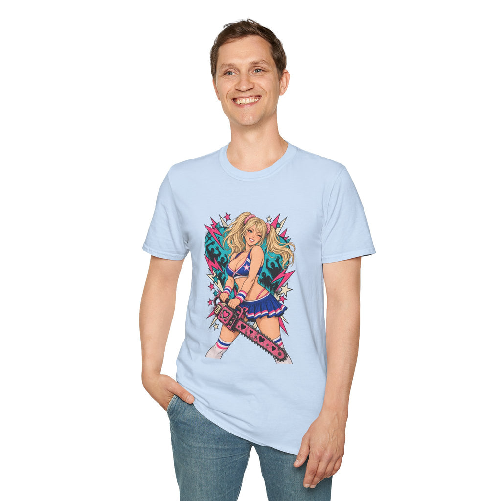 Juliet Starling | Lollipop Chainsaw | Zombie Game | Sexy Pin Up Girl T Shirt