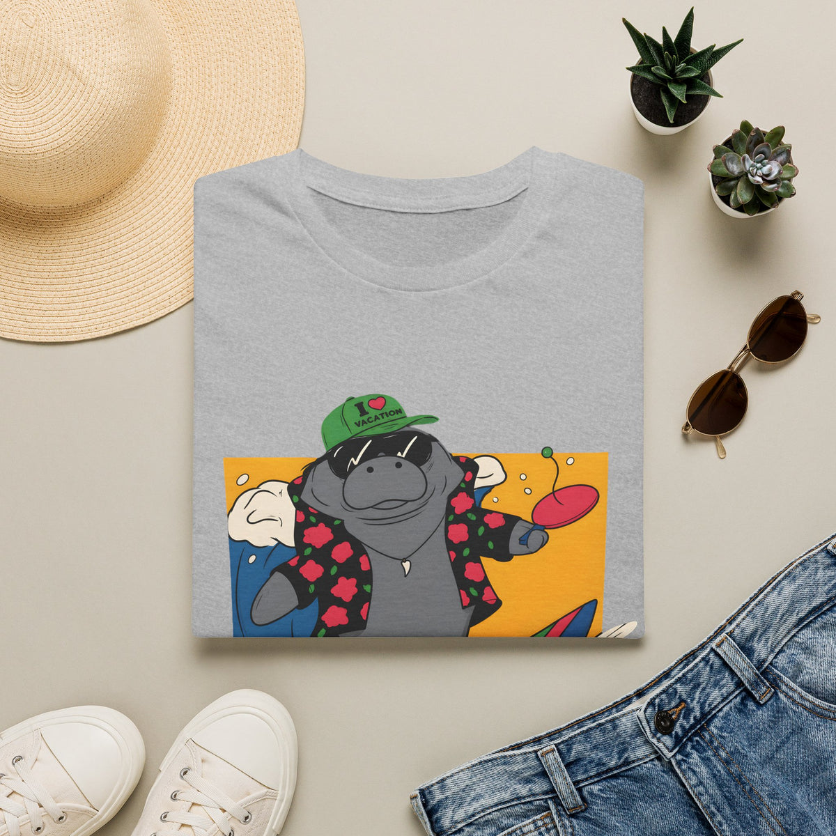 GTA 6 Inspired Jasons Summer Manatee T‑Shirt