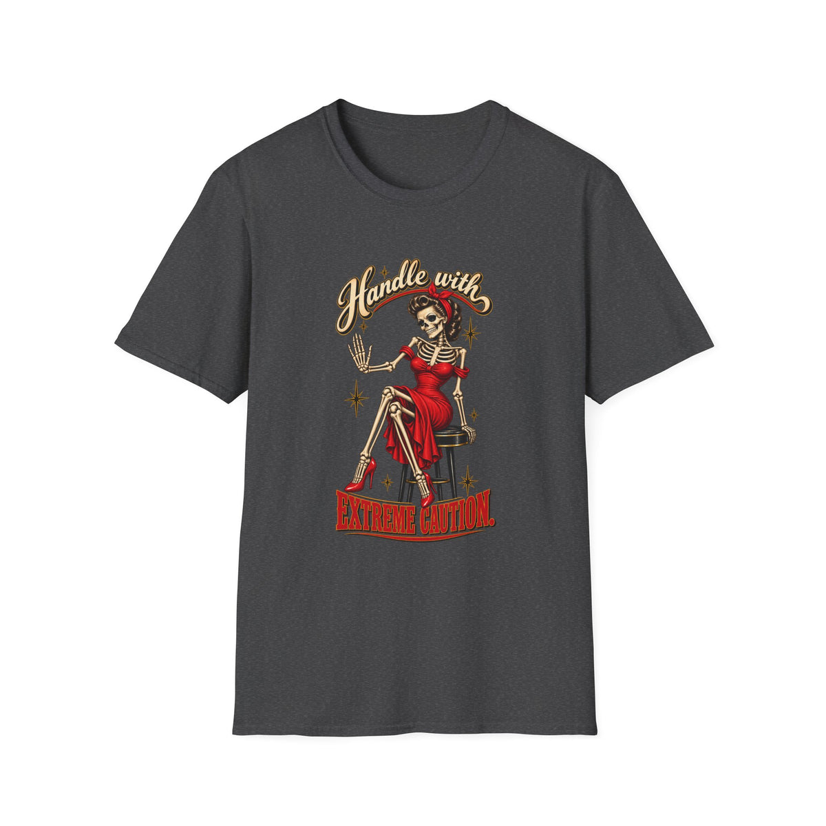 Pinup Skeleton | Handle With Care Tee