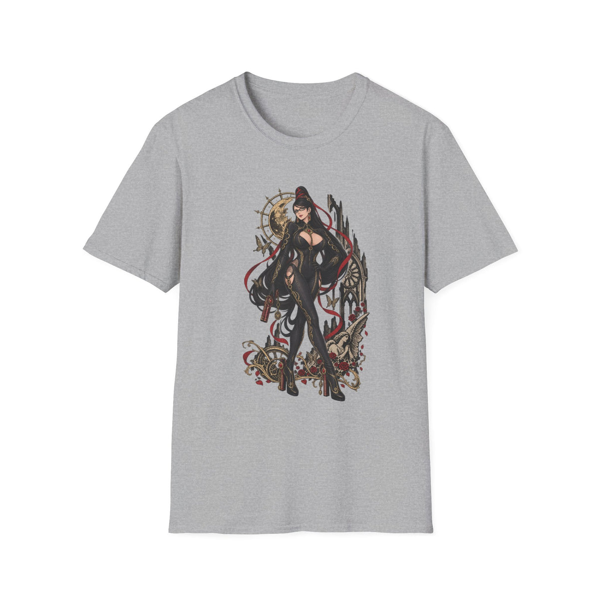 Bayonetta | Sexy Gothic Videogame Pin Up Girl Graphic Shirt