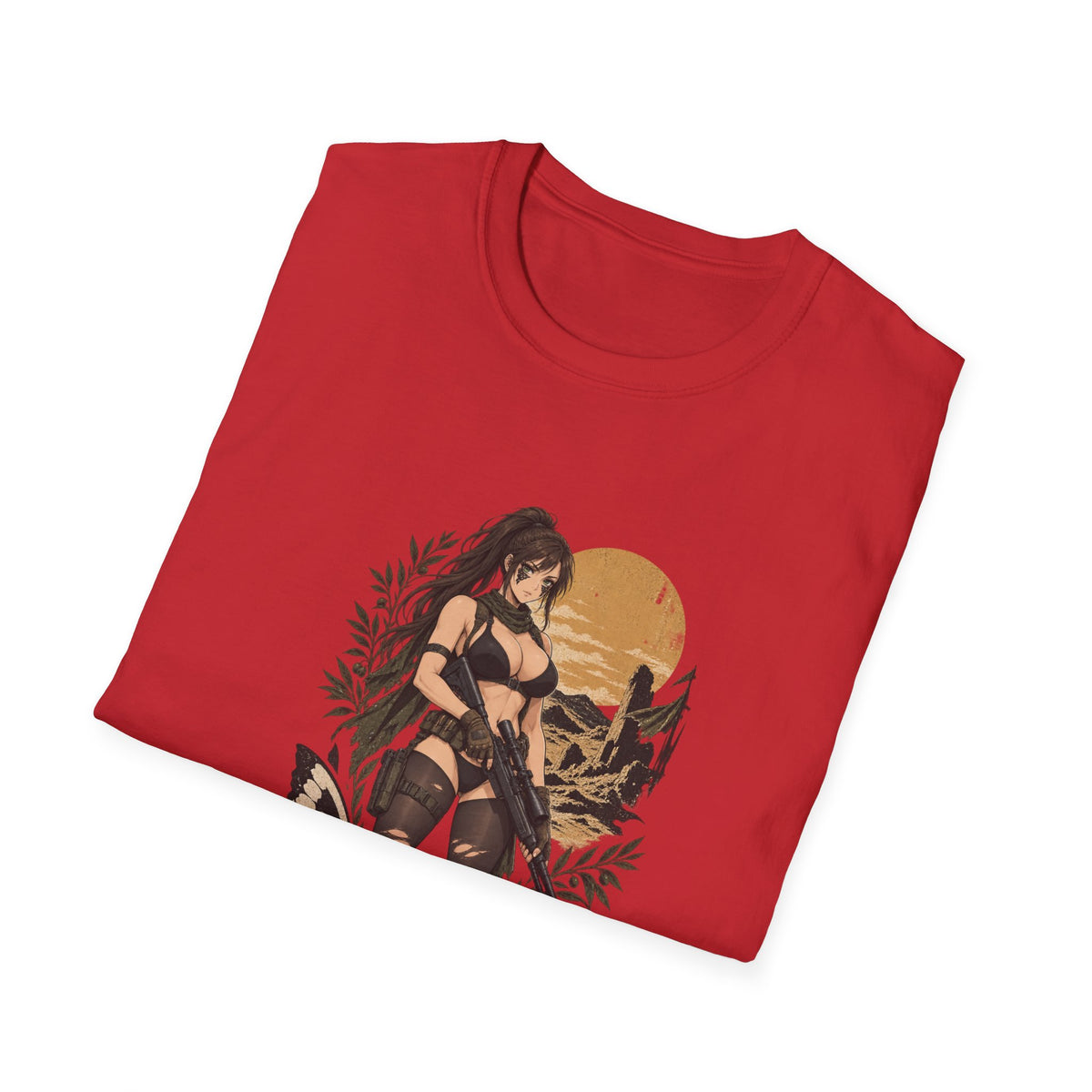 Quiet | Metal Gear | Sexy Sniper Pin up Fantasy Warrior Woman T-Shirt