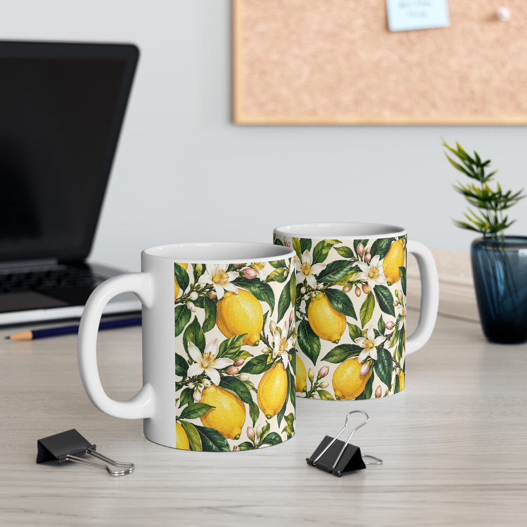 Lemons of Positano | Botanical Nature Lover Coffee Cup Gift (11oz)