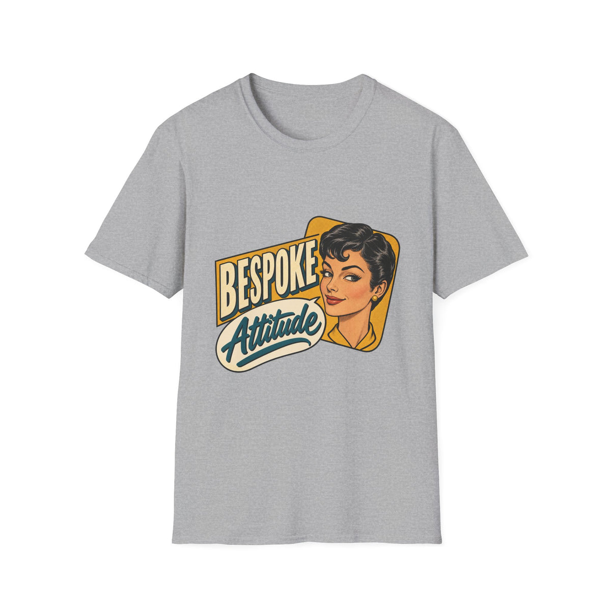 Bespoke Attitude Retro Style Graphic | Vintage 1950s Pinup Tee