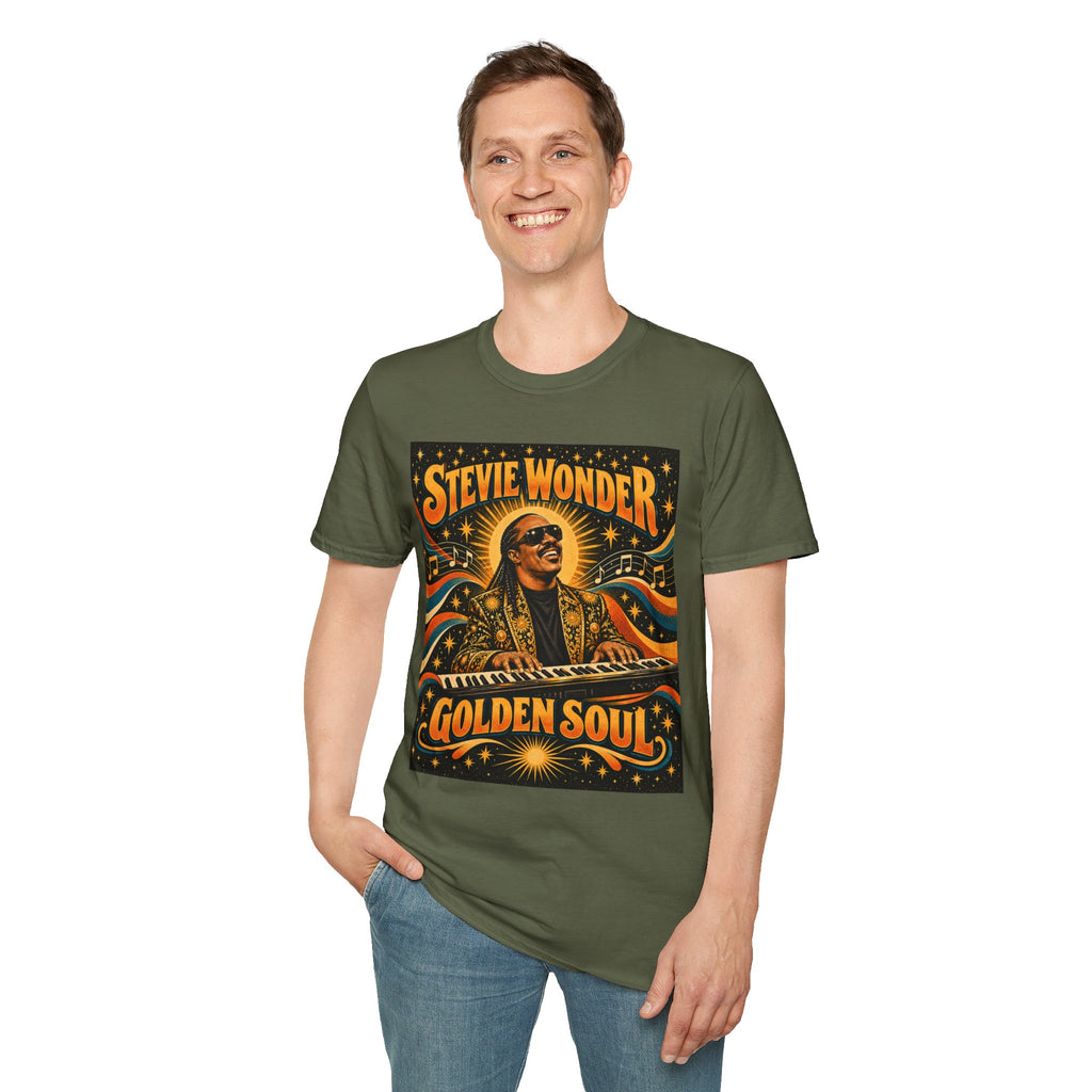 Stevie Wonder Golden Soul T‑Shirt