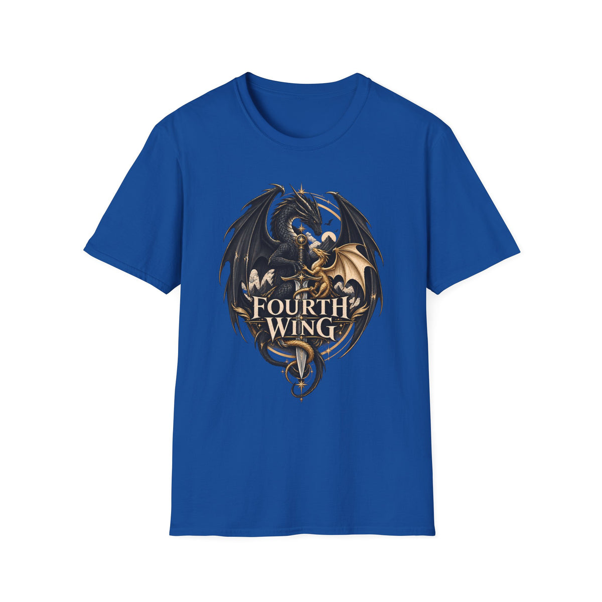 Fourth Wing | Book Inspired Dragon Logo | Fantasy Book T-Shirt