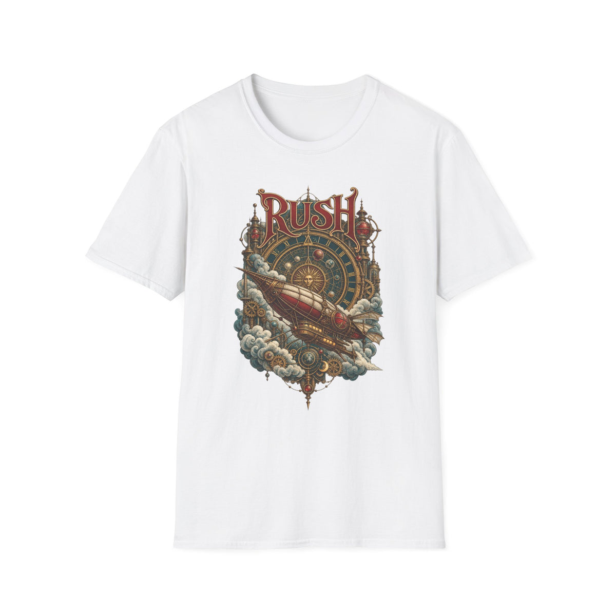 Rush | Clockwork Flight | Prog Band Airship T-Shirt