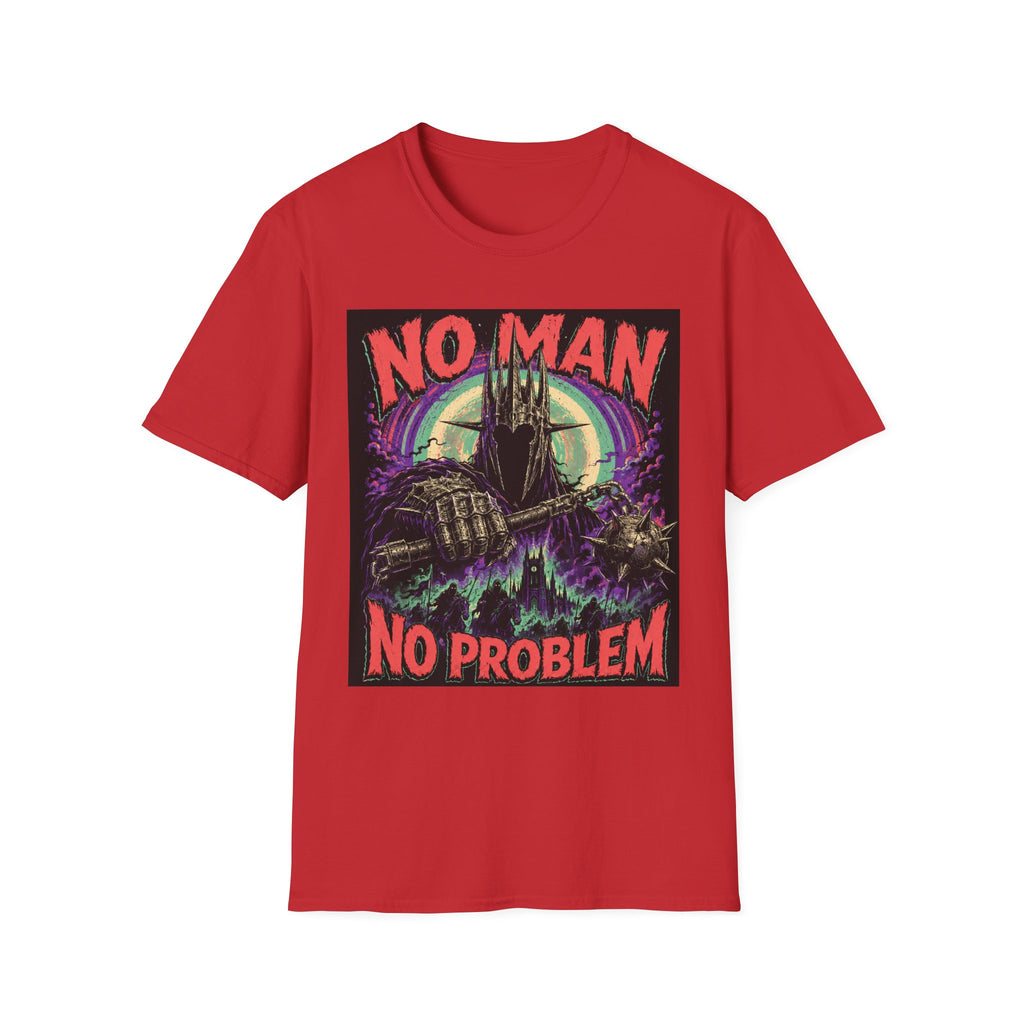 No Man No Problem T-Shirt — Retro Gothic Castle Graphic Tee