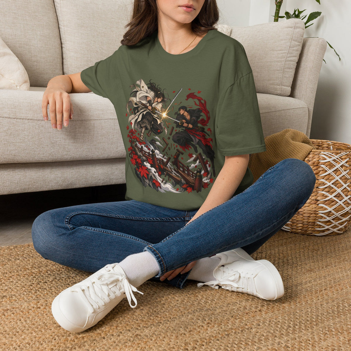 Battle of Broken Bridges | Anime Japanese Samurai Battle T-Shirt