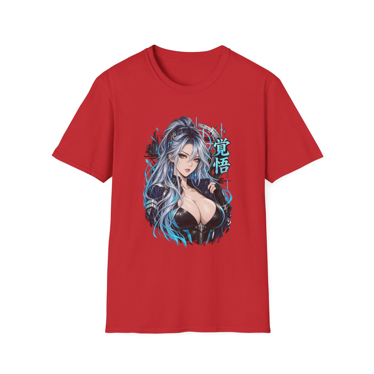 Angel | Sexy Cyberpunk Anime Sorceress Pin Up Girl | Waifu Graphic T-Shirt