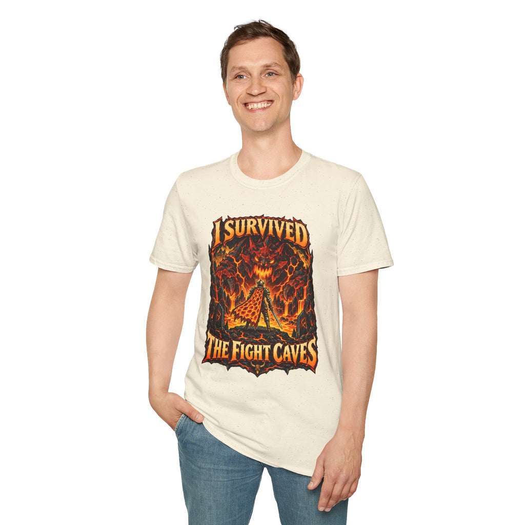 I Survived The Fight Caves Runescape / OSRS Inspired T-Shirt