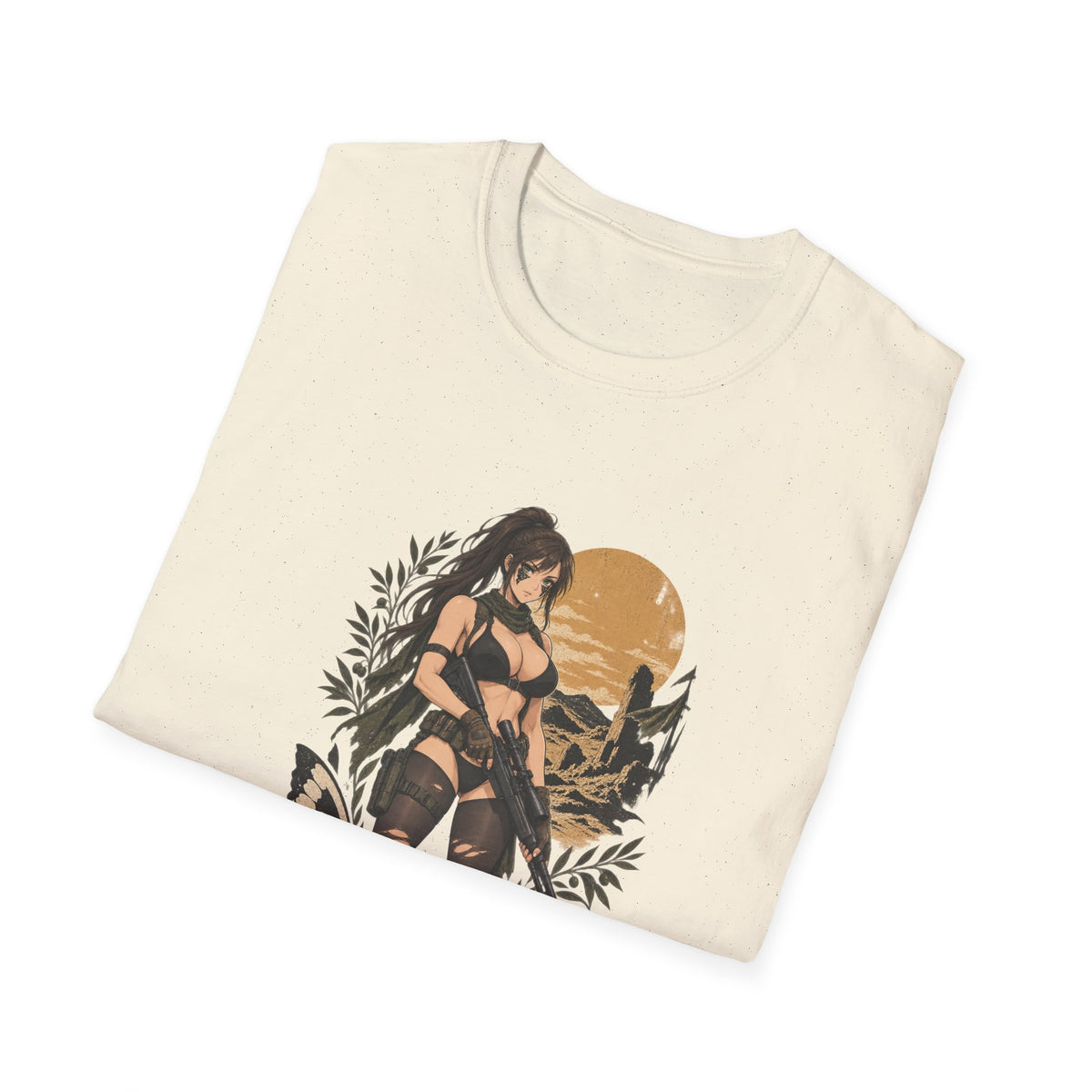 Quiet | Metal Gear | Sexy Sniper Pin up Fantasy Warrior Woman T-Shirt
