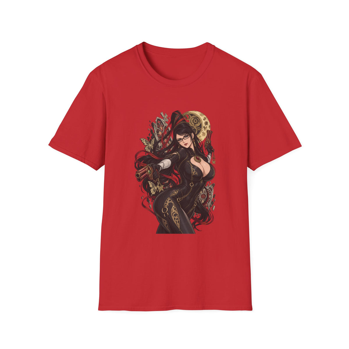 Bayonetta | Sexy Gothic Gaming Anime Pin Up Girl | Gothic Sorceress T-Shirt