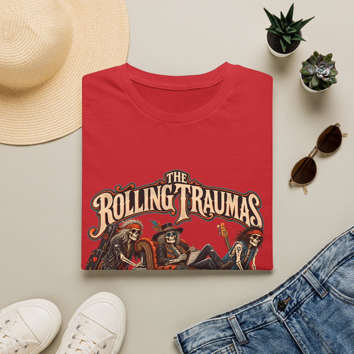 Rolling Traumas "Still On Tour" | Rock Band T-Shirt