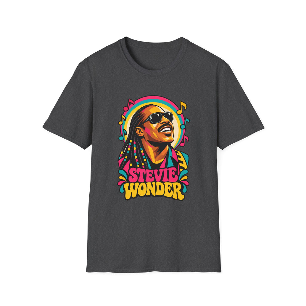 Stevie Wonder Life in Colour Music Legend Portrait T-Shirt