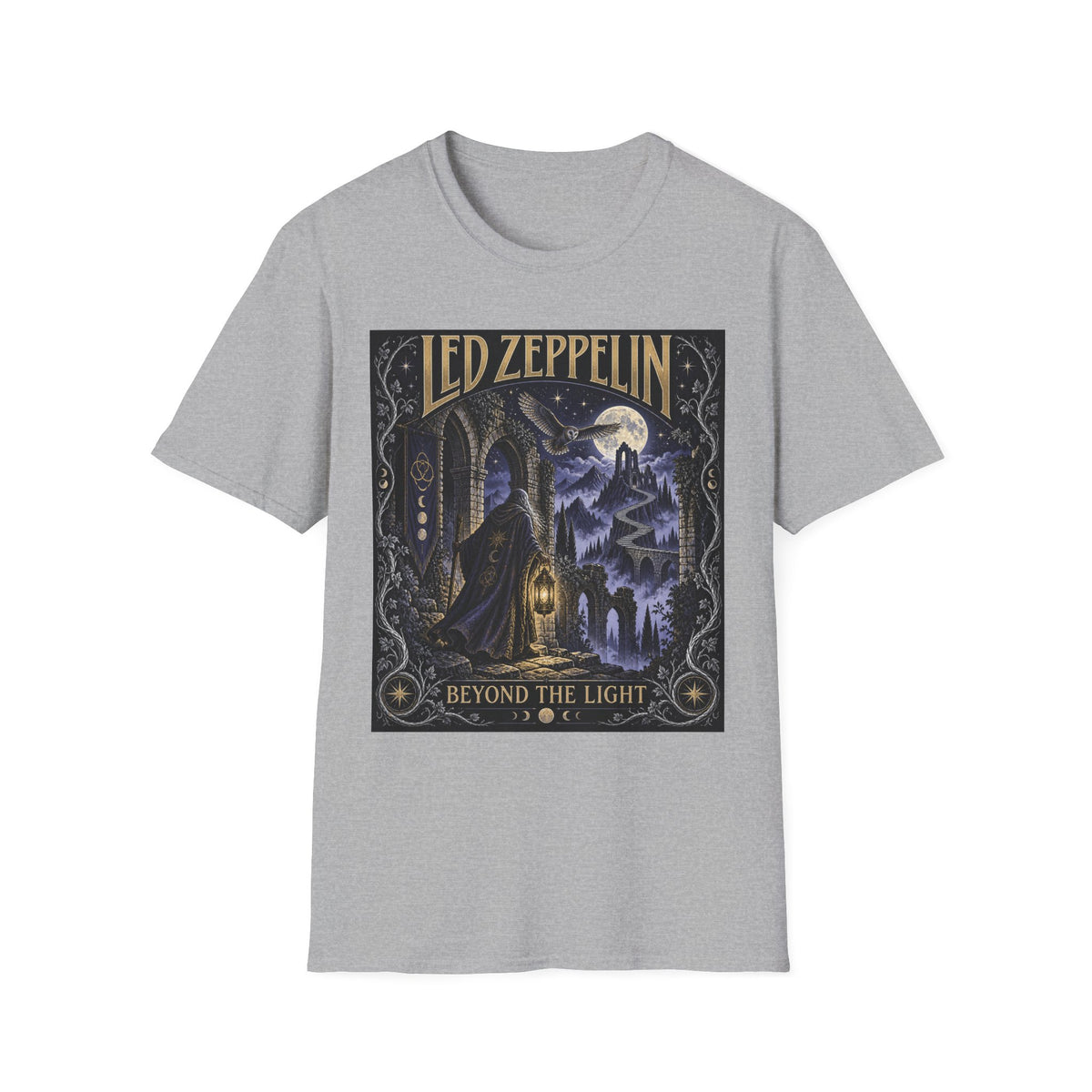 Led Zeppelin 'Beyond the Light' Concert Tee — Vintage Moonlight Rock T-Shirt