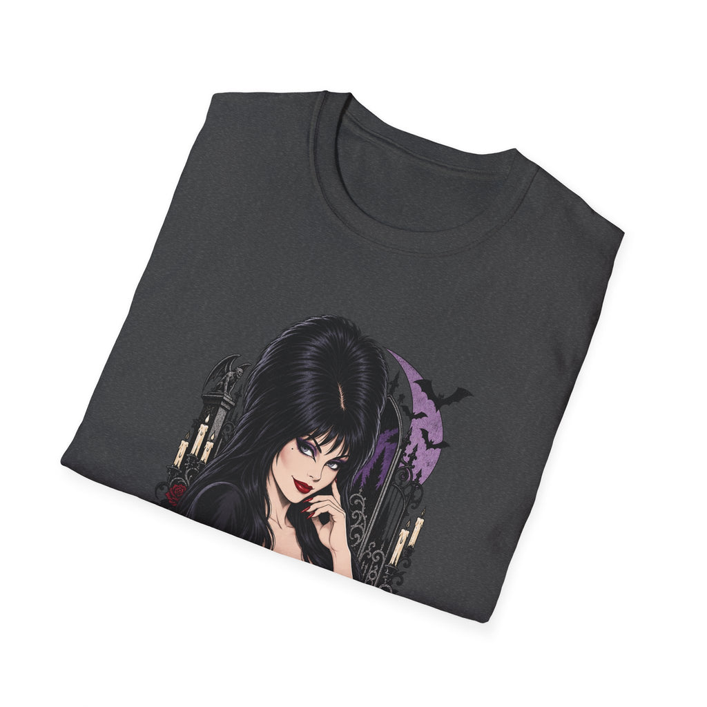 Elvira | Mistress of the Dark | Gothic Vampyress Pinup Girl | Sexy Halloween T-Shirt