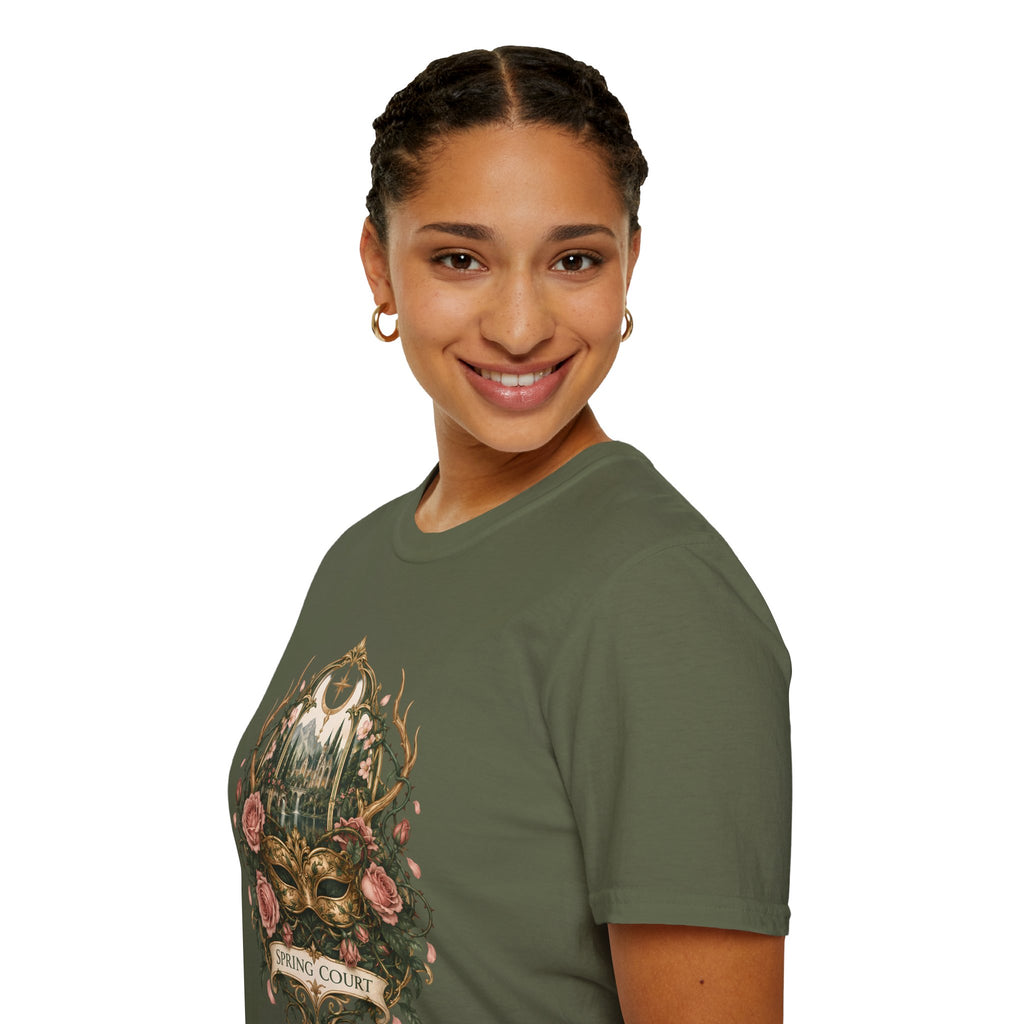 Spring Court | ACOTAR Book Floral Masquerade T-Shirt
