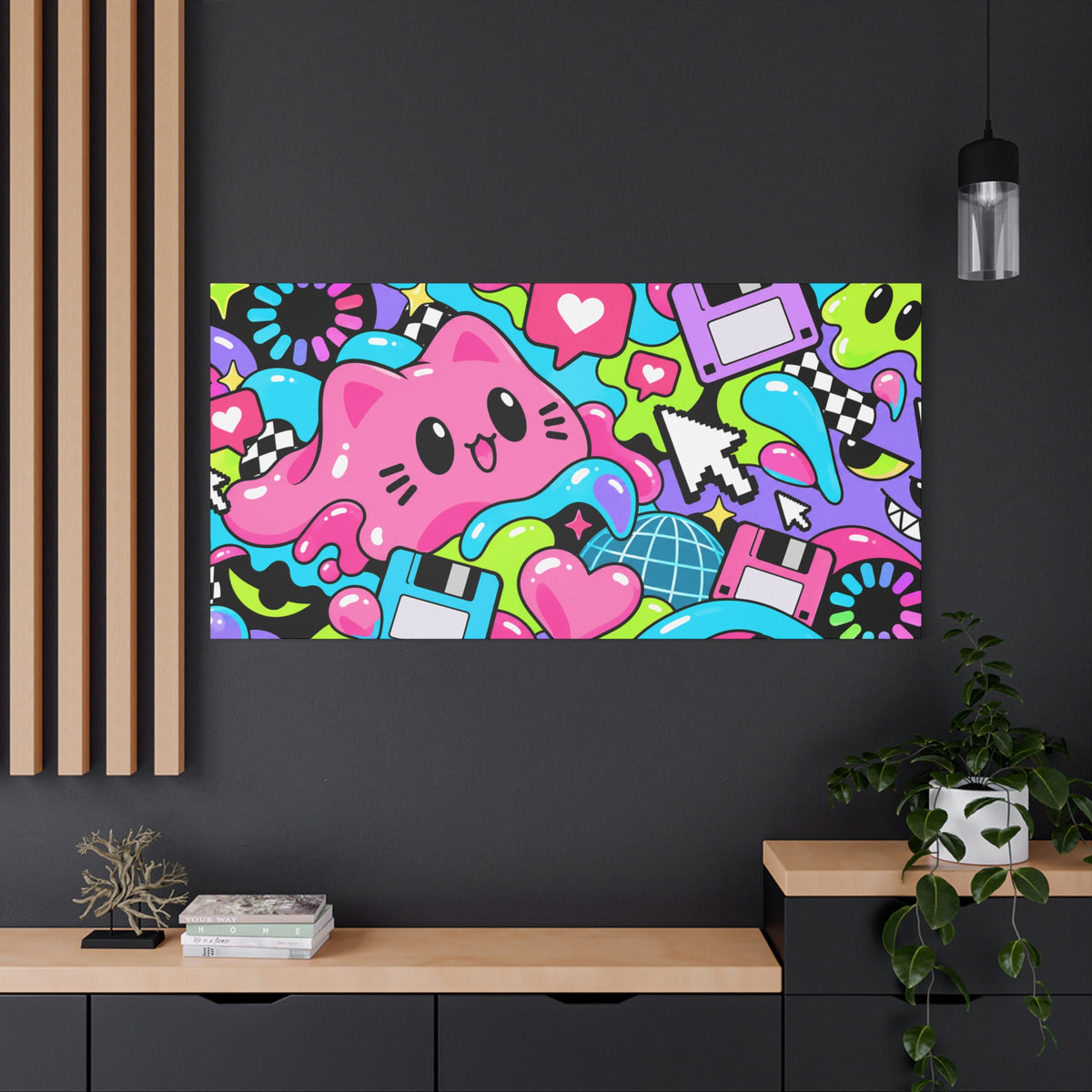 Wall art | Internet Jelly: Digital Culture Pop Art Print