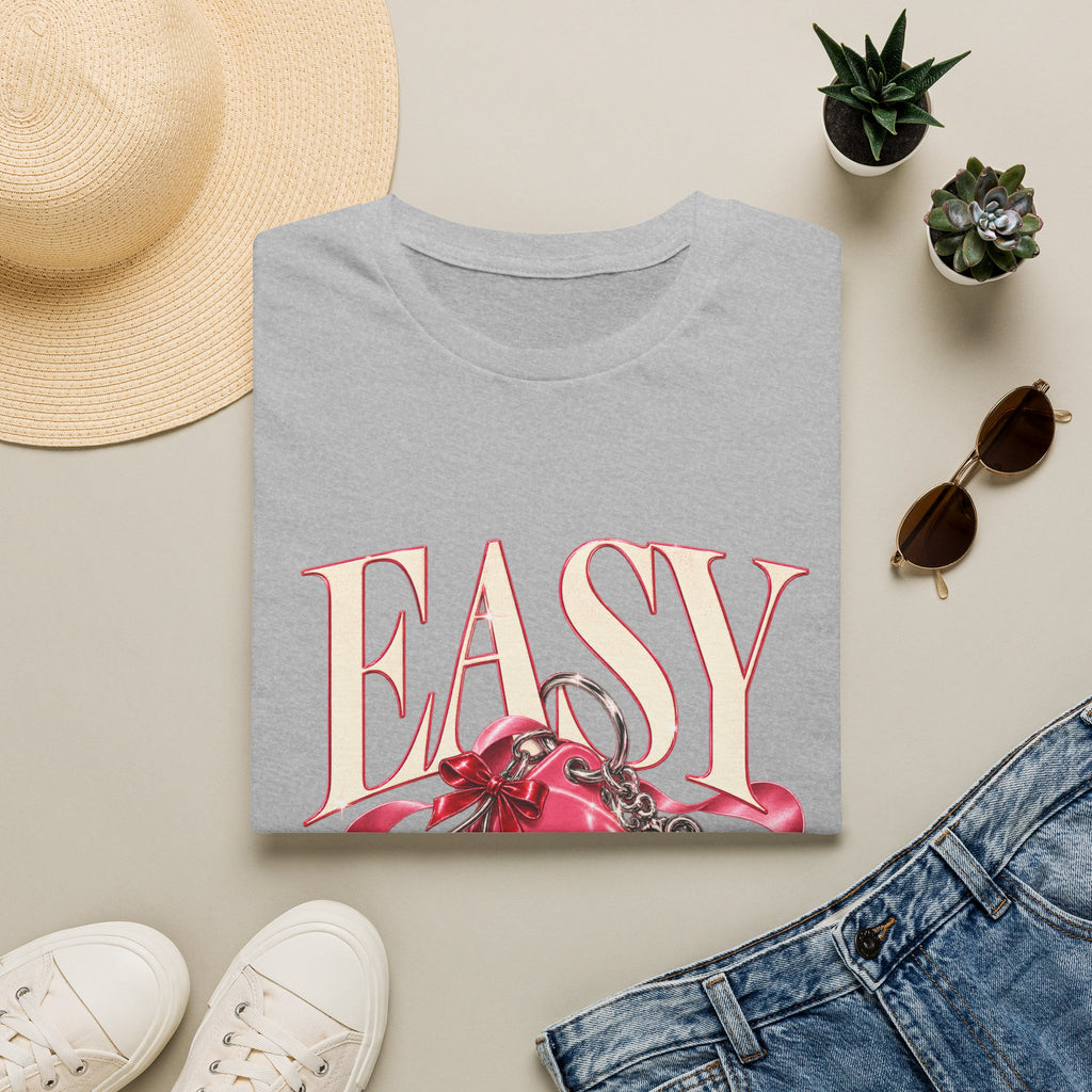 Sugababes | Easy Lockheart Pink Key & Heart Graphic T Shirt