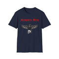 momento mori gothic dark fantasy crow t shirt, product image showing the garment or product detail.