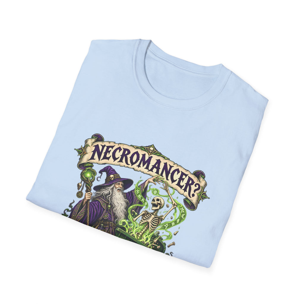 Necromancer? I Prefer People Recycler T-Shirt | Funny Gothic Halloween Tee