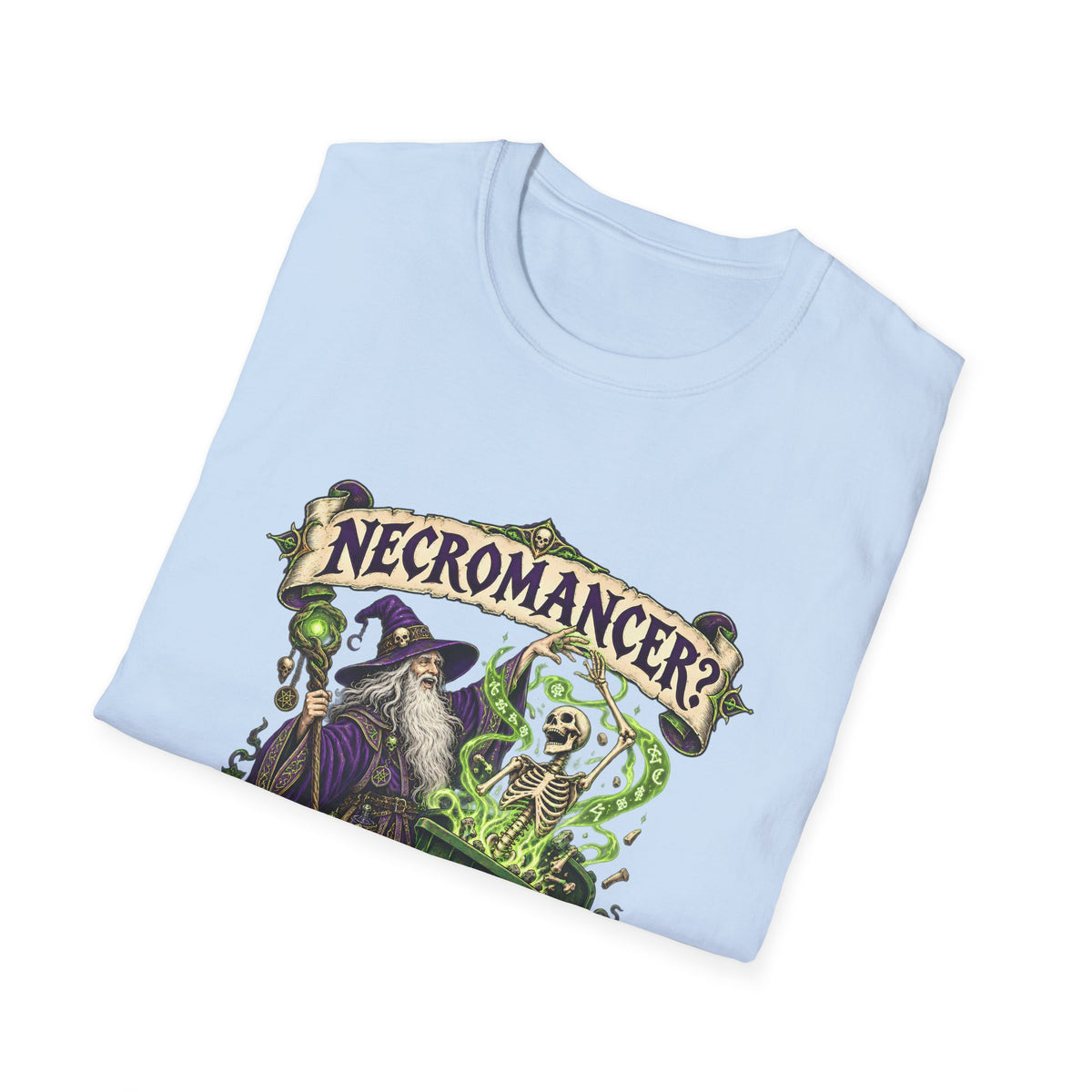 Necromancer? I Prefer People Recycler T-Shirt | Funny Gothic Halloween Tee