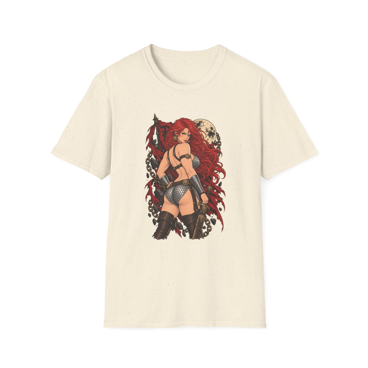 Red Sonja | Sexy Pin Up Barbarian Girl Graphic Shirt