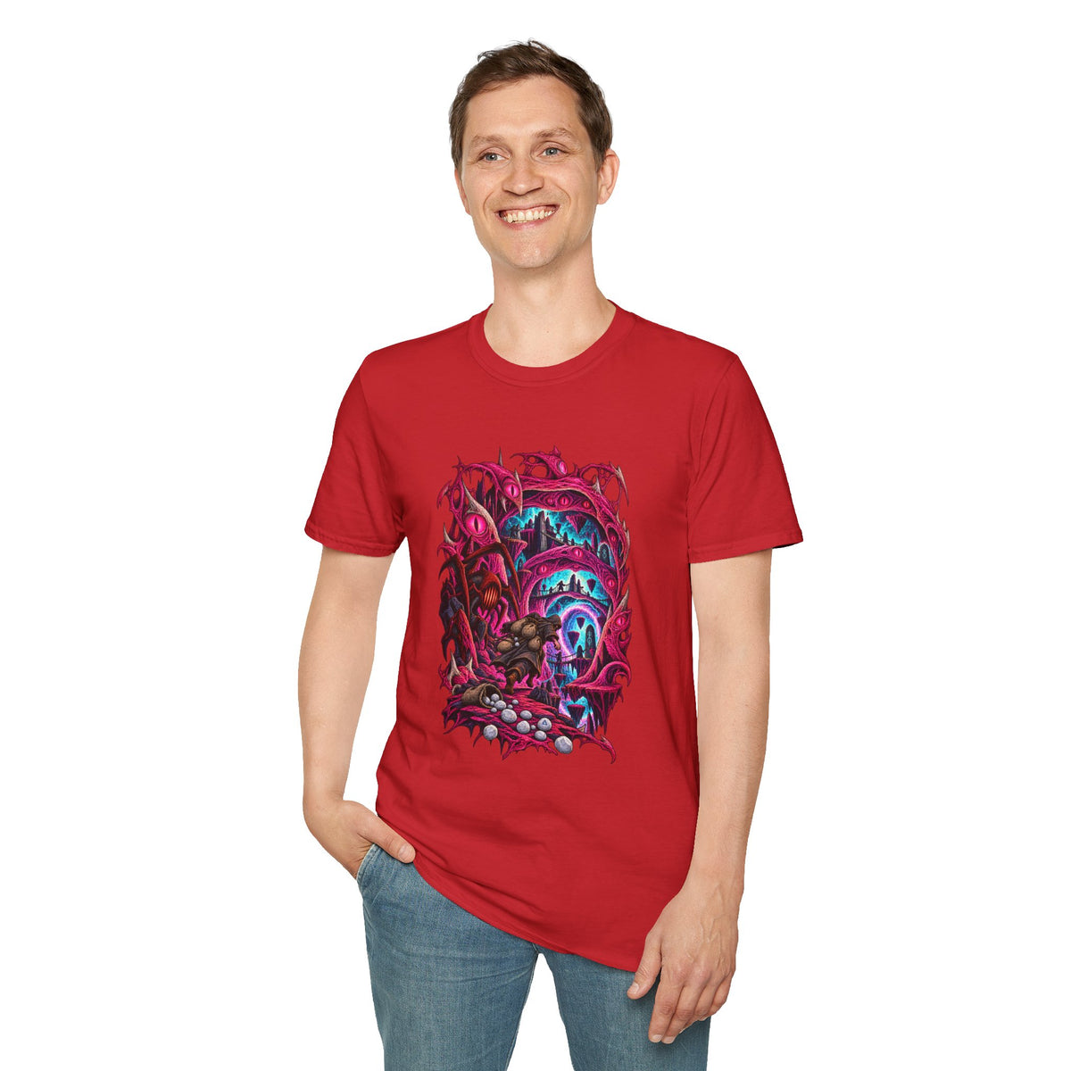 Abyssal Runecrafting | OSRS | Runescape | Psychedelic Portal Graphic T-Shirt
