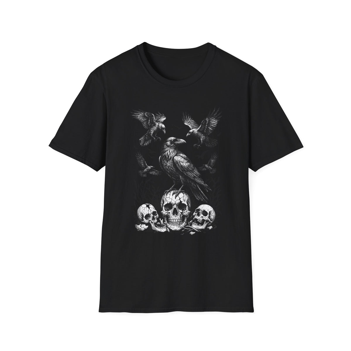 Murder of Crows - Gothic / Dark Fantasy Crow T-Shirt