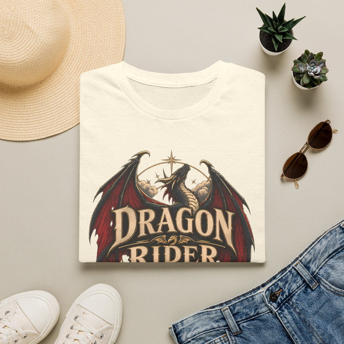 Dragon Rider | Fourth Wing Fantasy Book Inspired Dragon T-Shirt