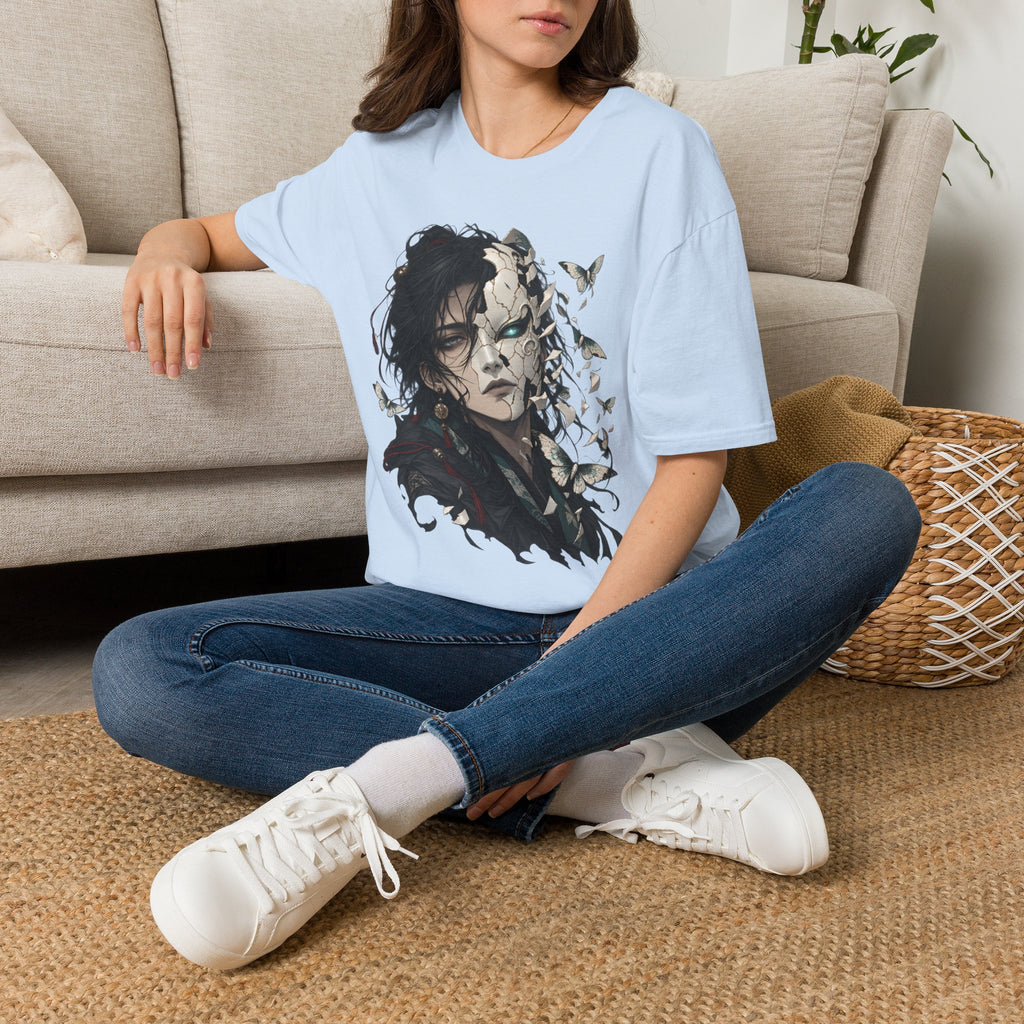 Mask Unfurls | Japanese Anime Style Mask Graphic Shirt