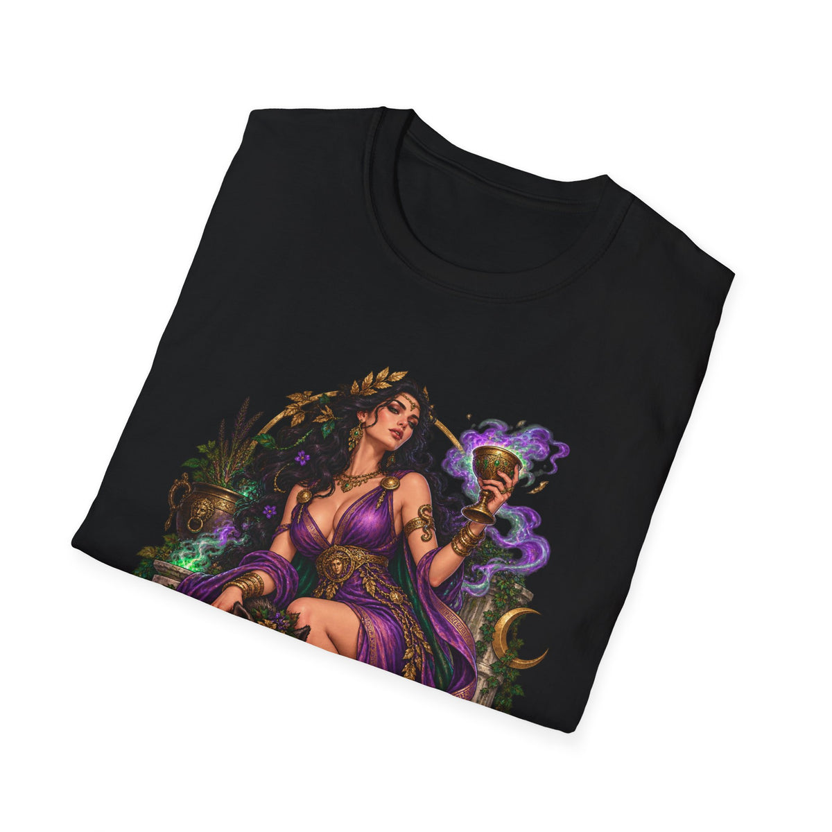 Circe Greek Mythology T-Shirt, Odyssey Enchantress Fantasy Art