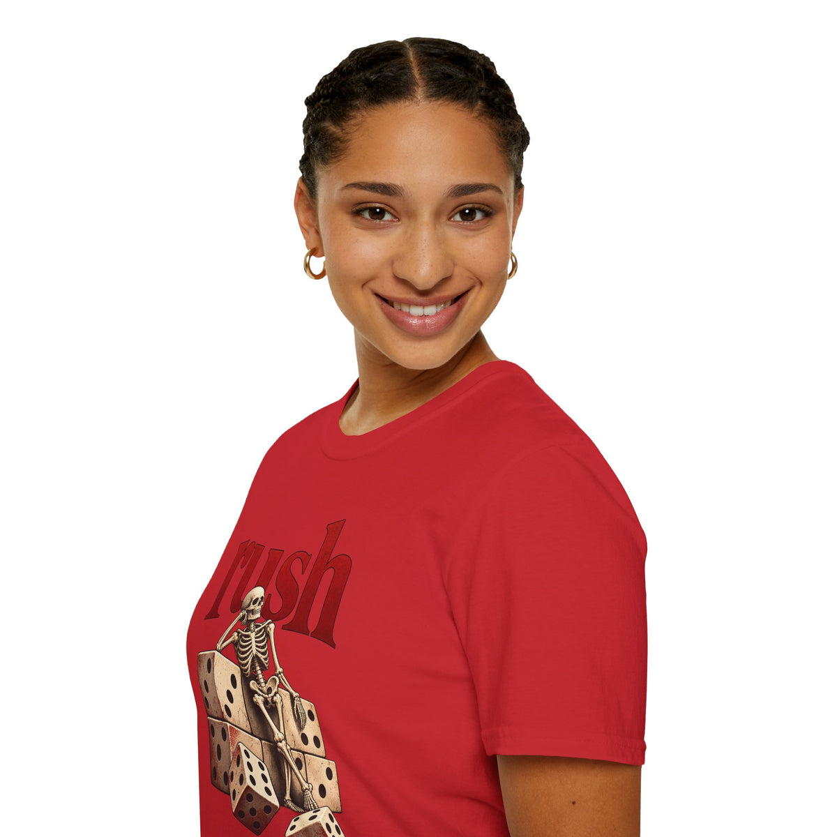 Rush | Roll the Bones | Dice Skeleton Prog Band T-Shirt