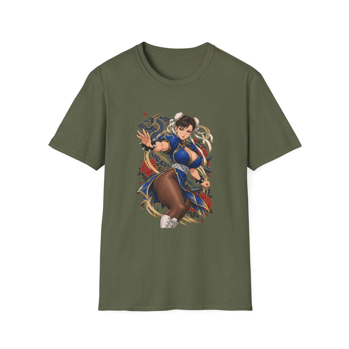 Chun Li | Street Fighter Videogame Fan Anime Pin Up Girl Graphic Shirt